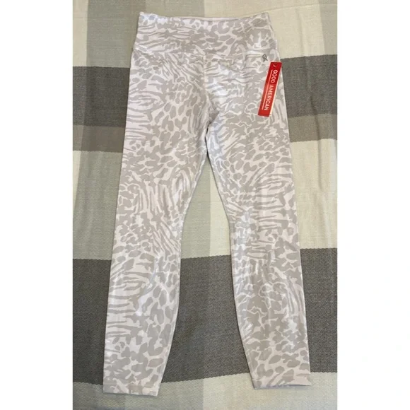 NWT Good American leopard print leggings sz 3 ( L ) - Picture 3 of 4